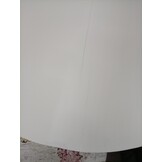 Tafelblad Massief Grenenhout Ovaal Wit 110x55 cm (58% Korting)
