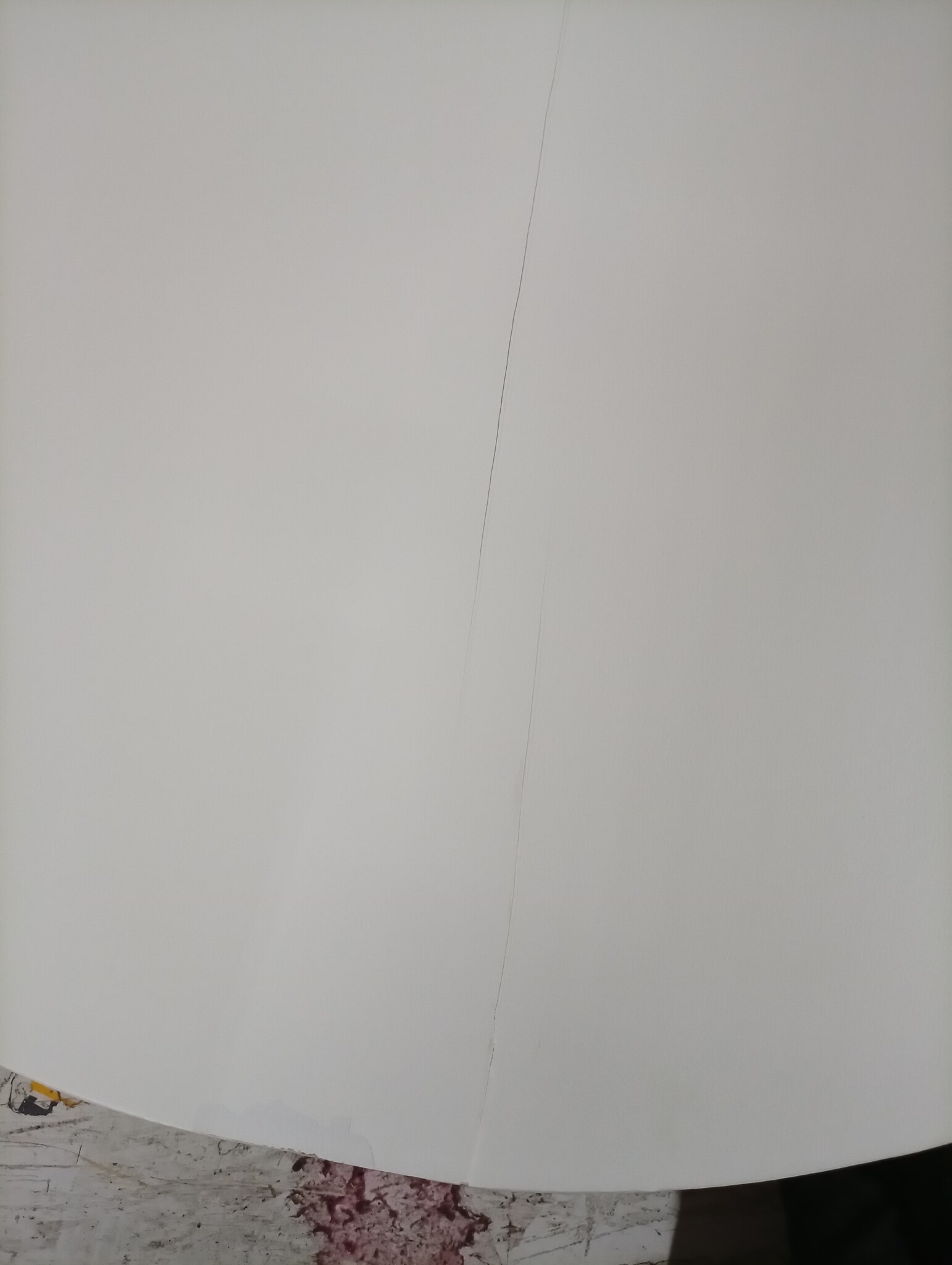 Tafelblad Massief Grenenhout Ovaal Wit 110x55 cm (58% Korting)