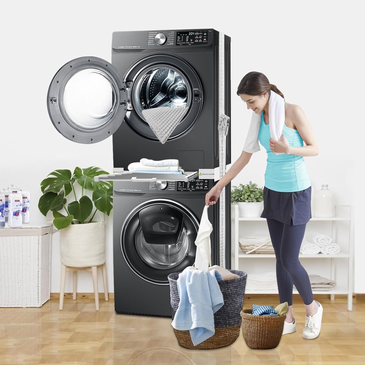 Universele Stapelkit Wasmachine/Droger - 34% Korting