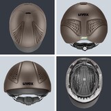 Lichtgewicht Rijhelm Exxential III Mocca Mat (57-59 cm) - 35% Korting