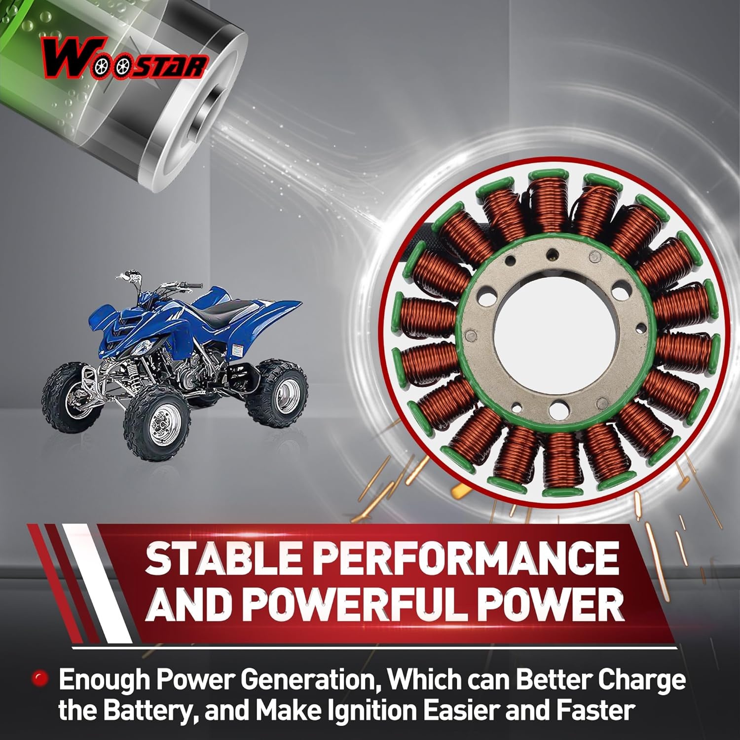 Magneto Stator Yamaha YFM250/YFM660R 2001-2011 | 29% Korting