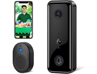 Draadloze Deurbel met Camera 1080P Full HD & Nachtzicht - 33% Korting