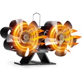 Haardventilator met 10 bladen | Dubbele motor | 33% Korting