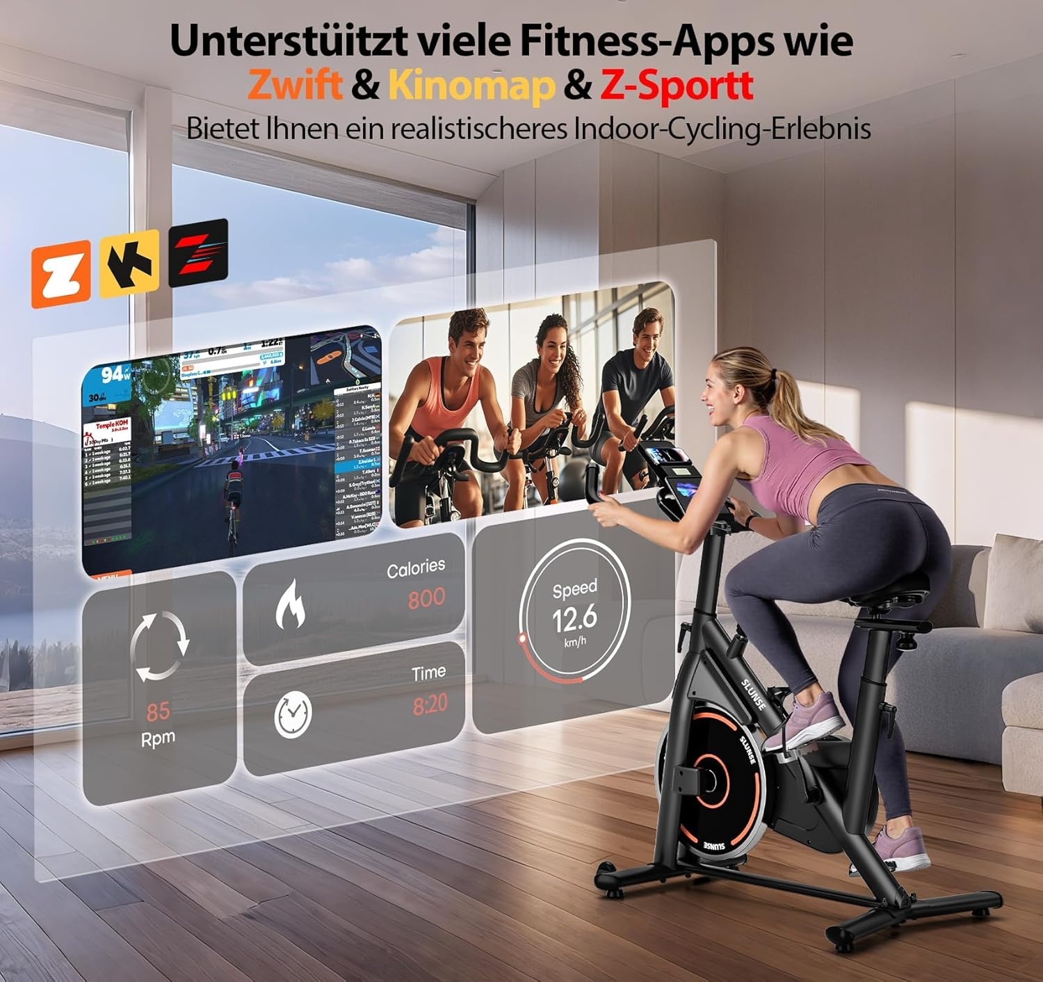 Hometrainer Ergometer Spinningbike - 35% Korting!