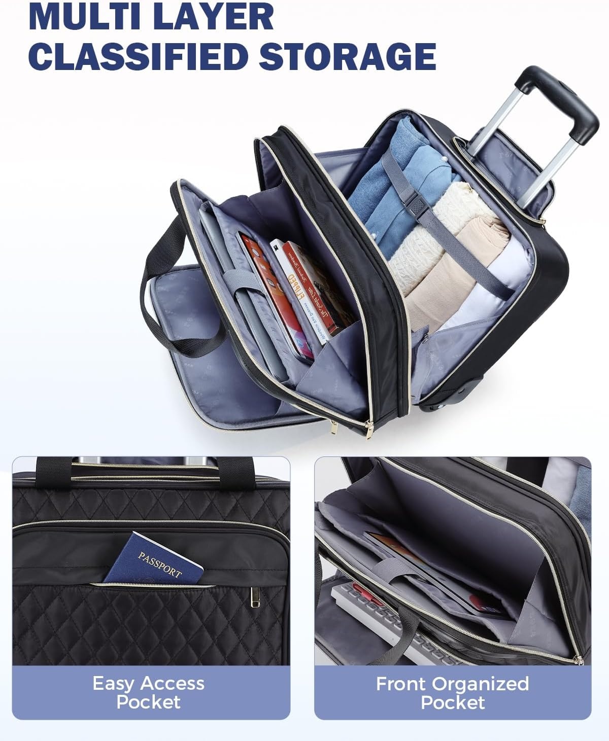 Rollende Laptoptas Dames 17,3" met Korting