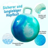 Springbal Set van 2 met Handvat | 3-8 Jaar | Binnen & Buiten Speelplezier - 33% Korting