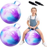 Springbal Set van 2 met Handvat | 3-8 Jaar | Binnen & Buiten Speelplezier - 33% Korting