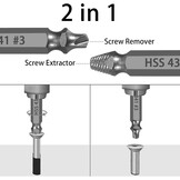 Schroefuitdraaierset 5-delig - HSS Staal - 25% Korting