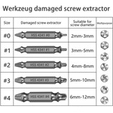 Schroefuitdraaierset 5-delig - HSS Staal - 25% Korting