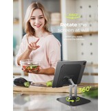 Universele Tabletstandaard 4-15,6" | Metaal, 360° Draaibaar | 28% Korting!
