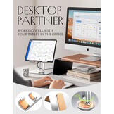 Universele Tabletstandaard 4-15,6" | Metaal, 360° Draaibaar | 28% Korting!
