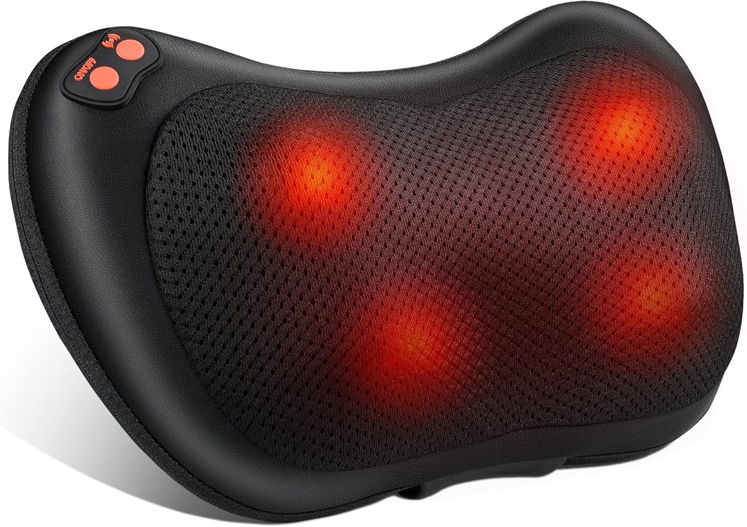 Shiatsu Massagekussen met Warmtefunctie - Ontspanning voor Nek & Rug (34% Korting)