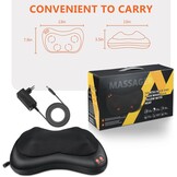 Shiatsu Massagekussen met Warmtefunctie - Ontspanning voor Nek & Rug (34% Korting)