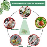 20x Plantenafdekking Tuinklokken - Kunststof, Vorst- & Slakkenbescherming (22cm)