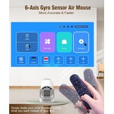 Mini Draagbare Projector - 4K Support, 8000lm, WiFi 6