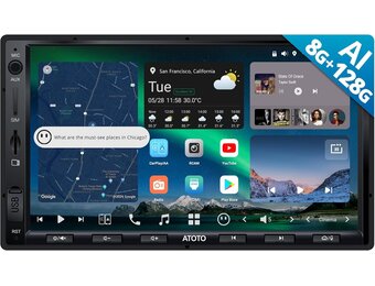 Autoradio Navigatie 7" Android 8/128GB - 35% Korting
