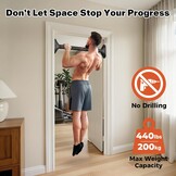 Optrekstang Deurkozijn - Zonder Boren, Max 200kg - 34% Korting!