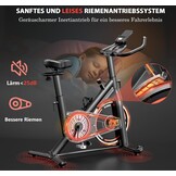 Geretourneerde Hometrainer Ergometer met App & LCD - 35% Korting