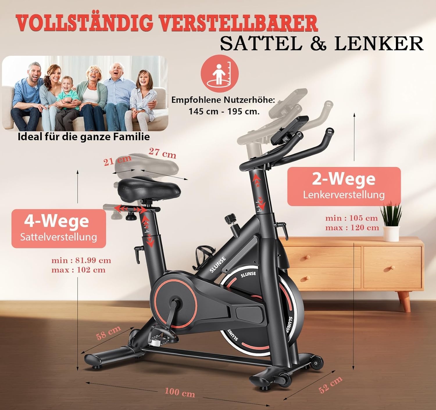 Geretourneerde Hometrainer Ergometer met App & LCD - 35% Korting