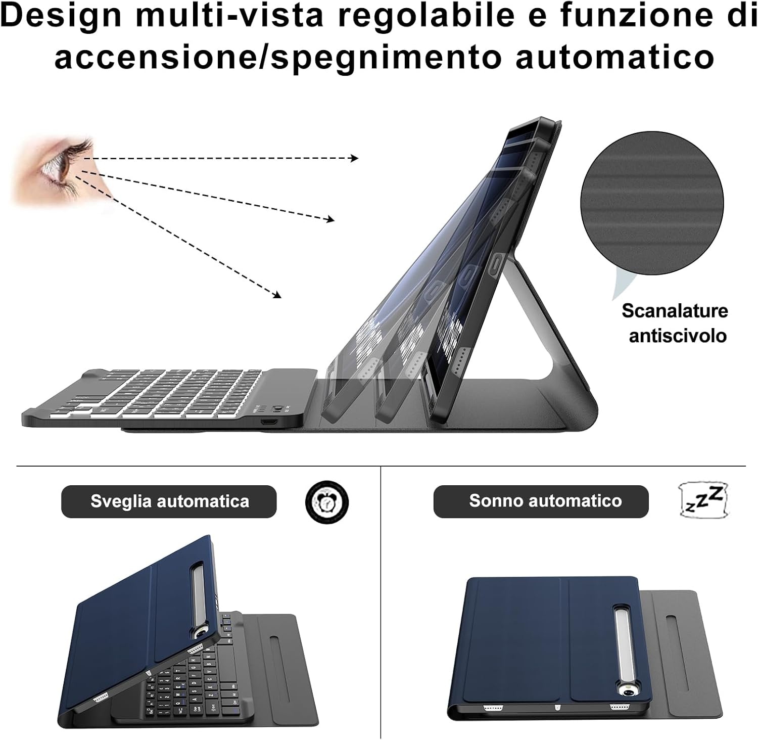 Toetsenbordhoes Samsung Tab S9 FE 10.9" / S9 11" (75% korting)