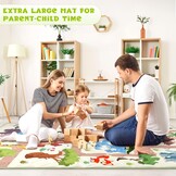 Extra Grote Krabbelmat Dierenpark - 150x180 cm - 34% Korting