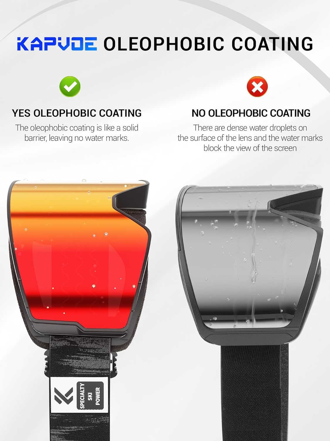 Photochromische Skibril Unisex UV400 Anti-condens OTG - 29% Korting