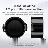 Bodenloos Espresso Portafilter 58mm - 34% Korting