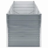 Verhoogde Plantenbak 240x80x77 cm Staal Grijs - 34% Korting!