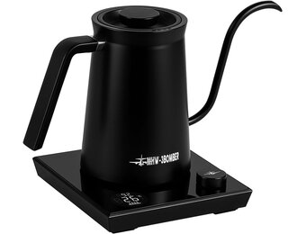 Elektrische Waterkoker Zwart - 600 ml - Precieze Temperatuur (34% korting)