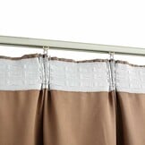 Verduisterende Gordijnen met Haken 2 St. 140x225 cm Taupe - 34% Korting