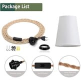 Boho Hanglamp met Stoffen Kap - 32% Korting