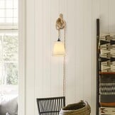 Boho Hanglamp met Stoffen Kap - 32% Korting