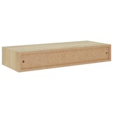 2x Zwevende Wandplank met Lade - Eikenlook MDF - 60cm - 34% Korting!