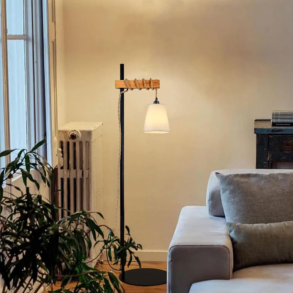 Boho Hanglamp met Stoffen Kap - 32% Korting