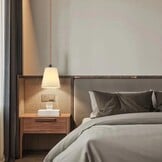 Boho Hanglamp met Stoffen Kap - 32% Korting