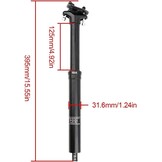 Verstelbare Dropper Zadelpen - 30.9/31.6mm - 35% Korting