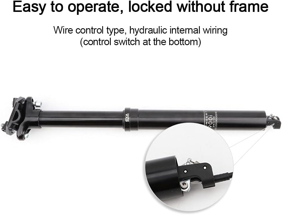 Verstelbare Dropper Zadelpen - 30.9/31.6mm - 35% Korting