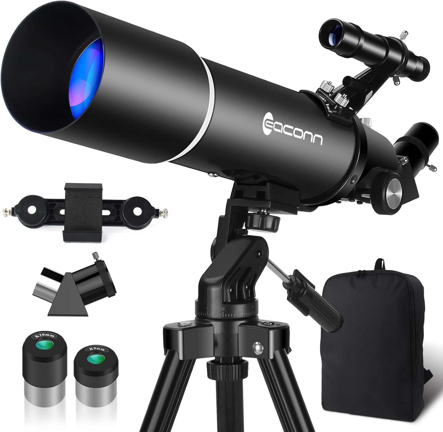 Telescoop voor beginners & kinderen, 30-66x vergroting, 30% korting