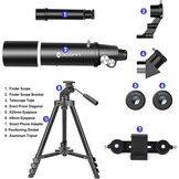 Telescoop voor beginners & kinderen, 30-66x vergroting, 30% korting