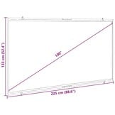 100" Projectiescherm Wandhangend 16:9 - 33% Korting!