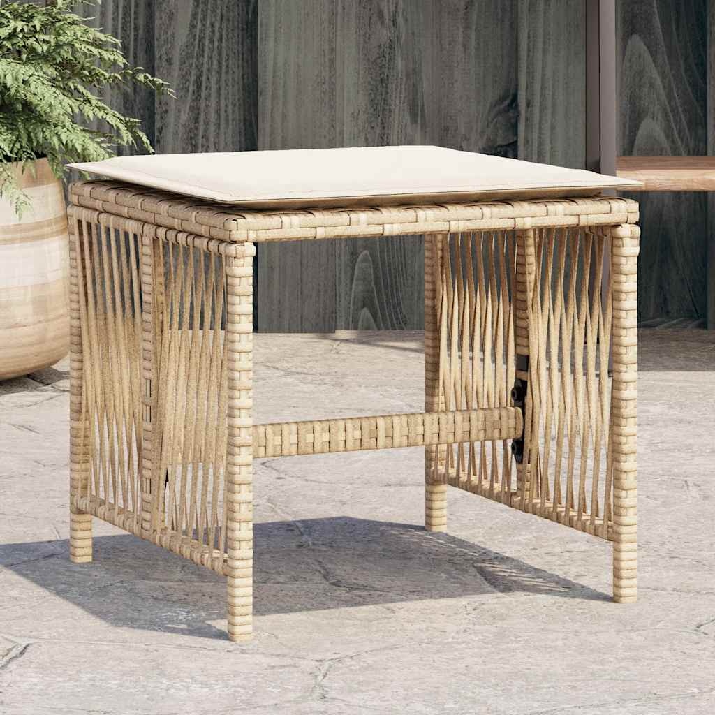 VidaXL Tuinkrukken 4 st. met Kussens - Beige, 59% Korting!