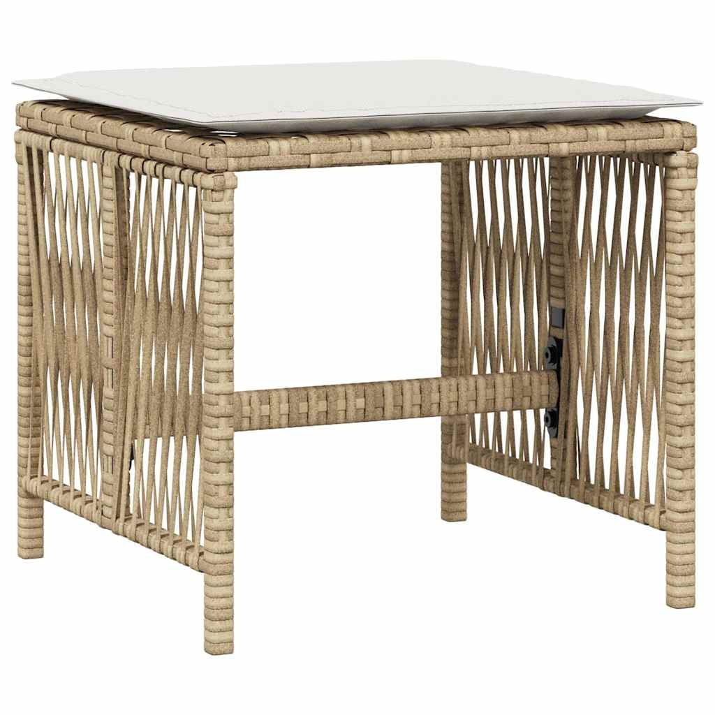 VidaXL Tuinkrukken 4 st. met Kussens - Beige, 59% Korting!