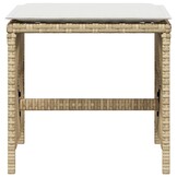 VidaXL Tuinkrukken 4 st. met Kussens - Beige, 59% Korting!