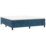 Donkerblauw Velours Bedframe 160x200 cm - 34% Korting!