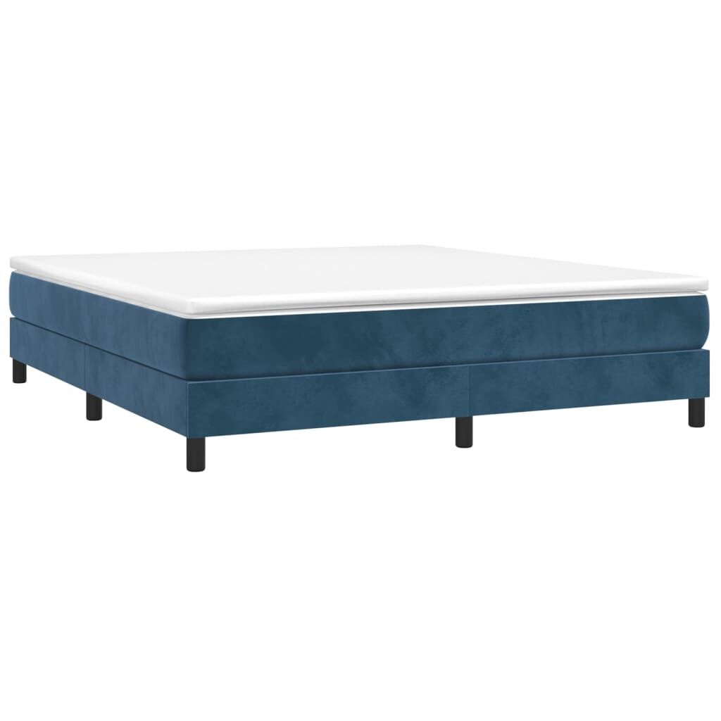 Donkerblauw Velours Bedframe 160x200 cm - 34% Korting!