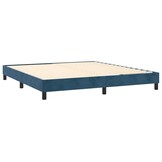 Donkerblauw Velours Bedframe 160x200 cm - 34% Korting!