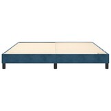 Donkerblauw Velours Bedframe 160x200 cm - 34% Korting!
