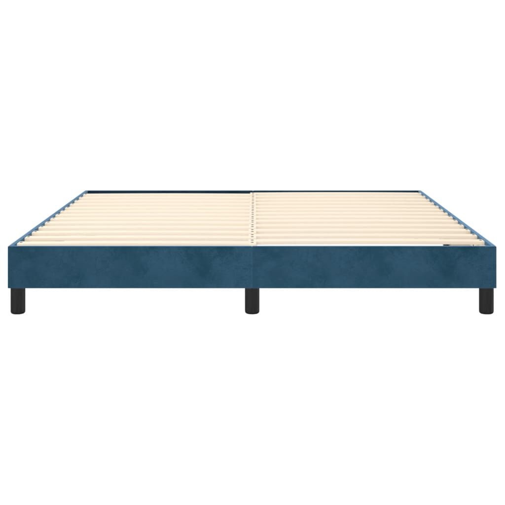 Donkerblauw Velours Bedframe 160x200 cm - 34% Korting!