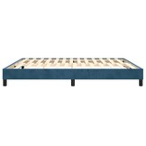 Donkerblauw Velours Bedframe 160x200 cm - 34% Korting!