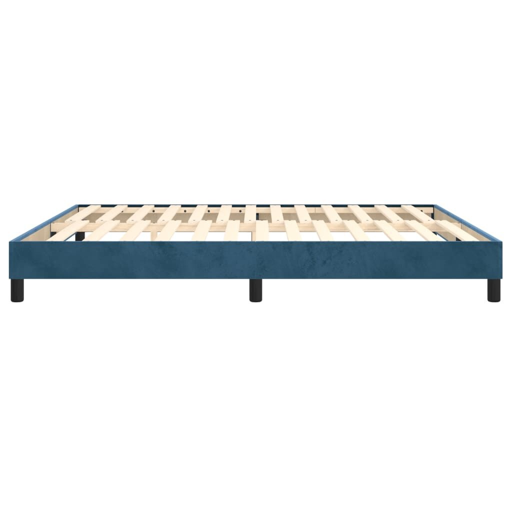 Donkerblauw Velours Bedframe 160x200 cm - 34% Korting!